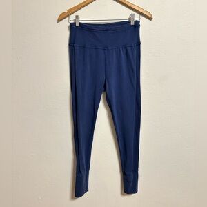 Free People Women’s Blue Mineral Wash Leggings With Pocket Size Small